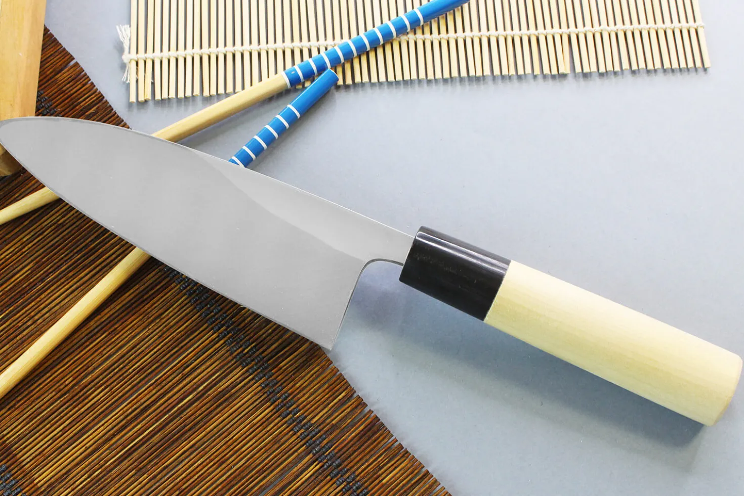 Couteau deba japonais artisanal Yoshihiro Jyosaku White 2 steel