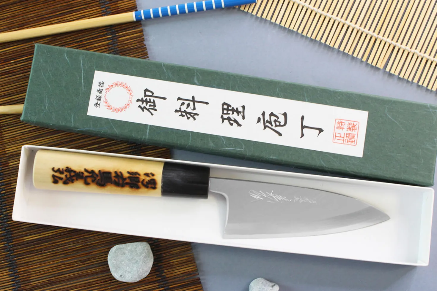 Couteau deba japonais artisanal Yoshihiro Jyosaku White 2 steel