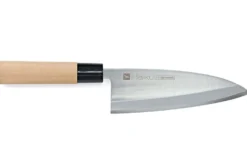 Couteau Deba japonais Chroma Haiku 17cm manche Honoki