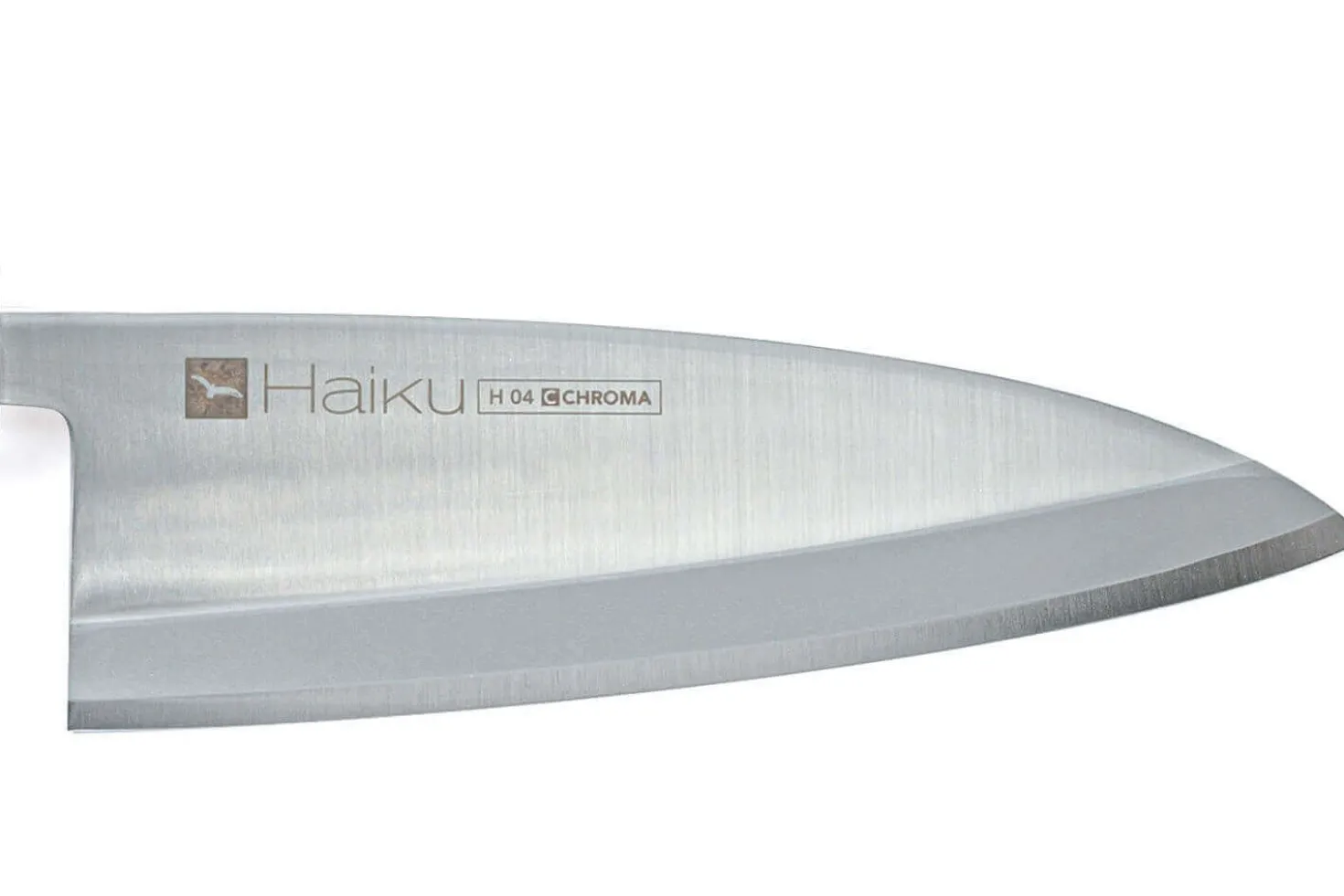 Couteau Deba japonais Chroma Haiku 17cm manche Honoki