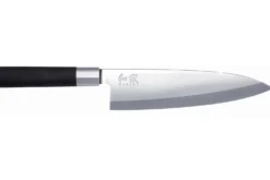 Couteau Deba japonais KAI Wasabi Black lame 21cm