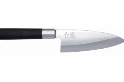 Couteau Deba japonais KAI Wasabi Black lame 15cm