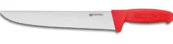 Couteau de boucher 28cm manche rouge Fischer