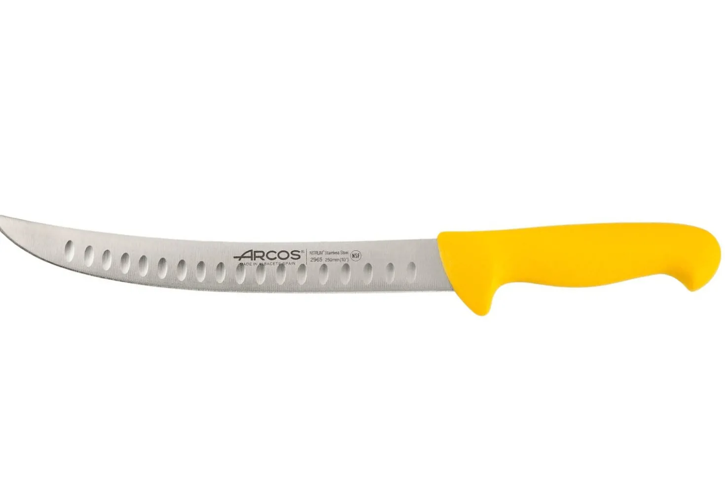 Couteau de boucher courbé Arcos 2900 lame alvéolée 25cm