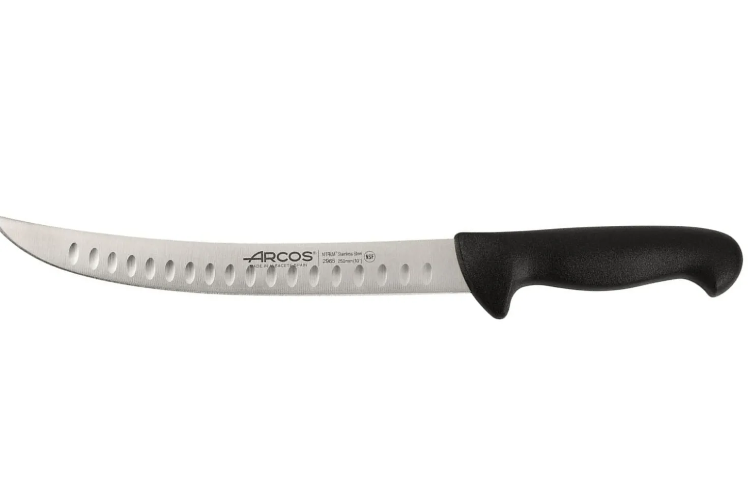 Couteau de boucher courbé Arcos 2900 lame alvéolée 25cm
