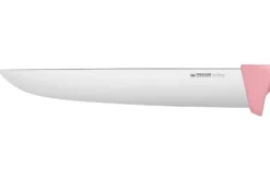 Couteau de boucher Fischer Creative Chef 30cm manche surmoulé rose