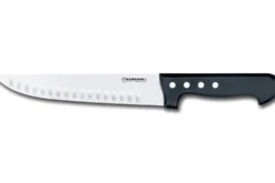Couteau de boucher lame alvéolée 23cm Classic 4 rivets Bargoin