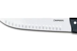 Couteau de boucher lame alvéolée 23cm Classic 4 rivets Bargoin