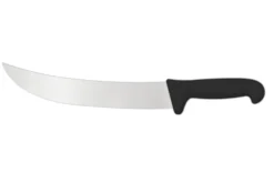 Couteau de boucher professionnel Ambrogio Sanelli Supra noir style américain