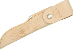 Couteau de chasse Marttiini Deluxe Lynx Bronze 450012 lame 11cm manche bouleau + étui