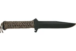 Couteau de chasse Wildsteer TX Wild TXW3111 lame noire 16cm manche paracorde Désert Camo + étui en nylon