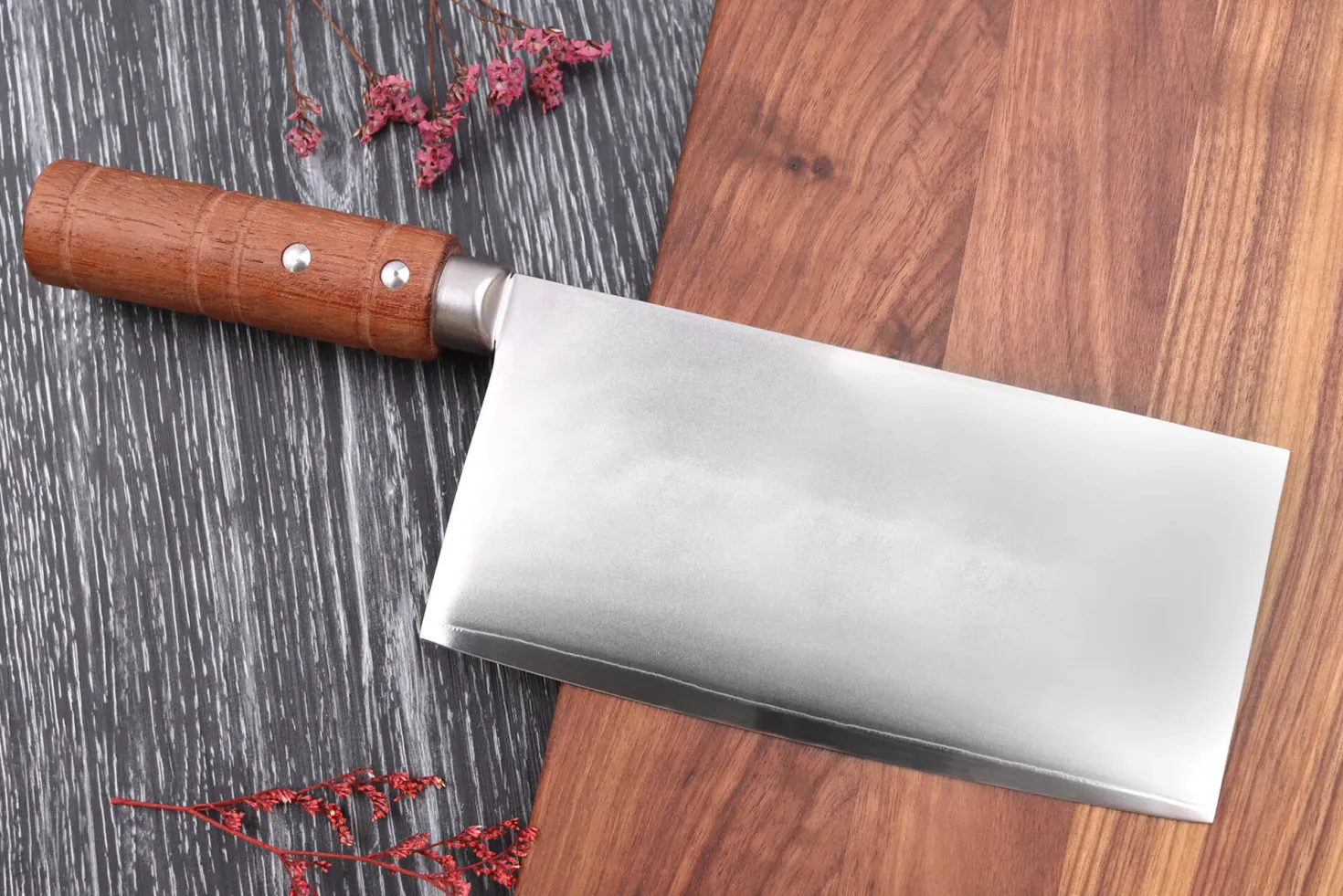 Couteau de chef chinois 17,5cm Wusaki Padouk San Mai