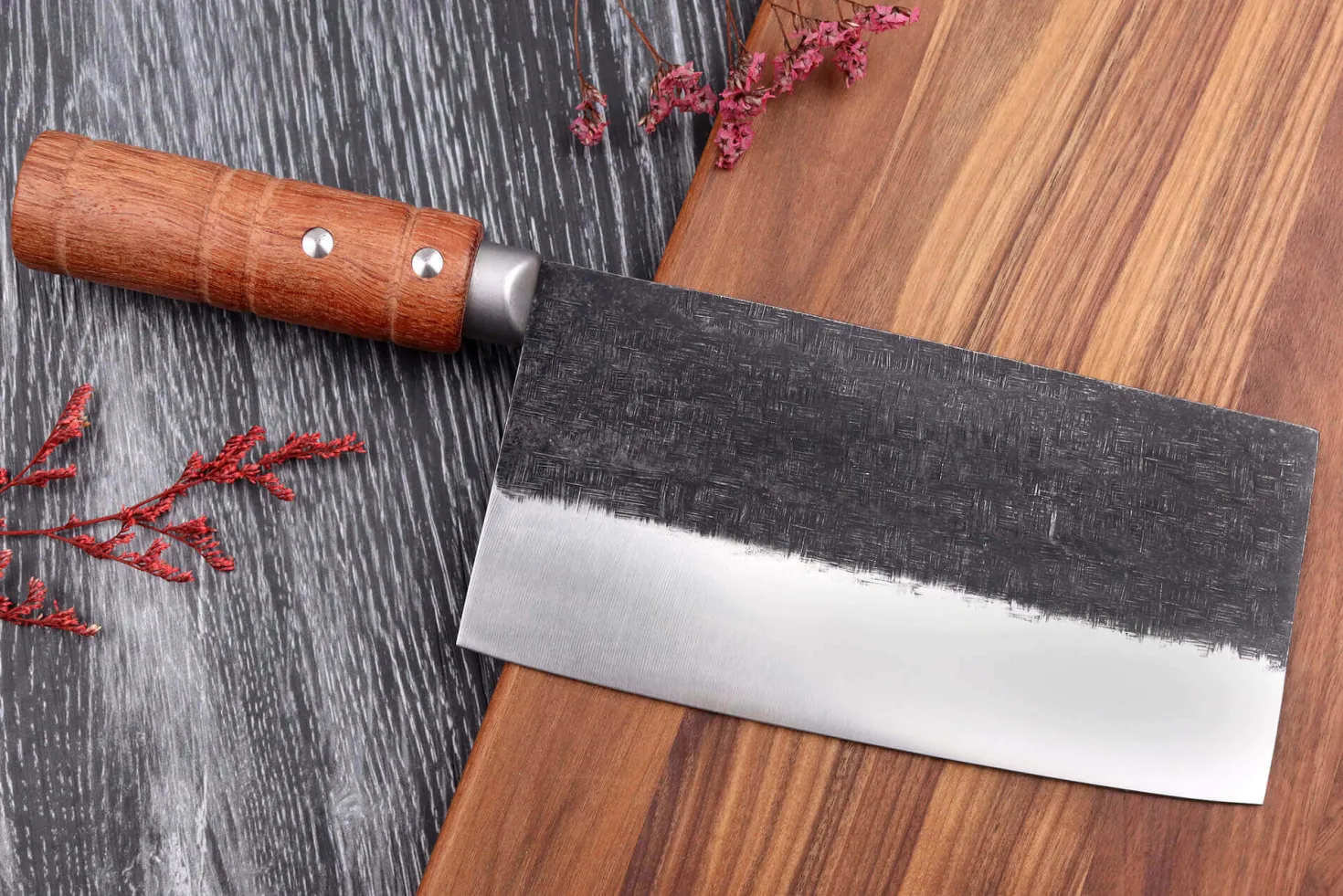 Couteau de chef chinois 17,5cm Wusaki Padouk