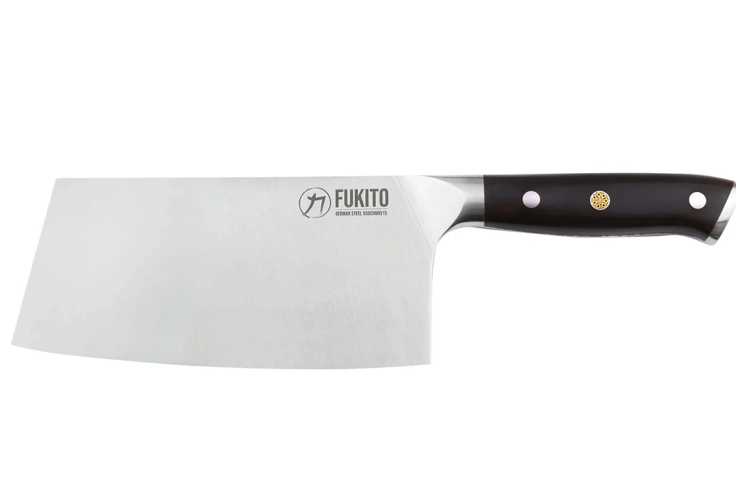 Couteau de chef chinois Fukito Ebène X50 17,5cm