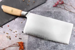 Couteau de chef chinois Fukito Pakka San Mai 19cm