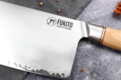 Couteau de chef chinois Fukito Pakka San Mai 19cm
