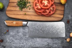 Couteau de chef chinois Fukito Olive Damas 14Cr 17cm