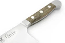 Couteau de chef chinois Güde Alpha Chêne 16cm en acier forgé