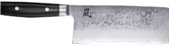 Couteau de chef chinois japonais Yaxell RAN lame 19cm damas 69 couches