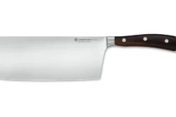 Couteau de chef chinois Wüsthof Ikon forgé 18cm en bois de grenadille