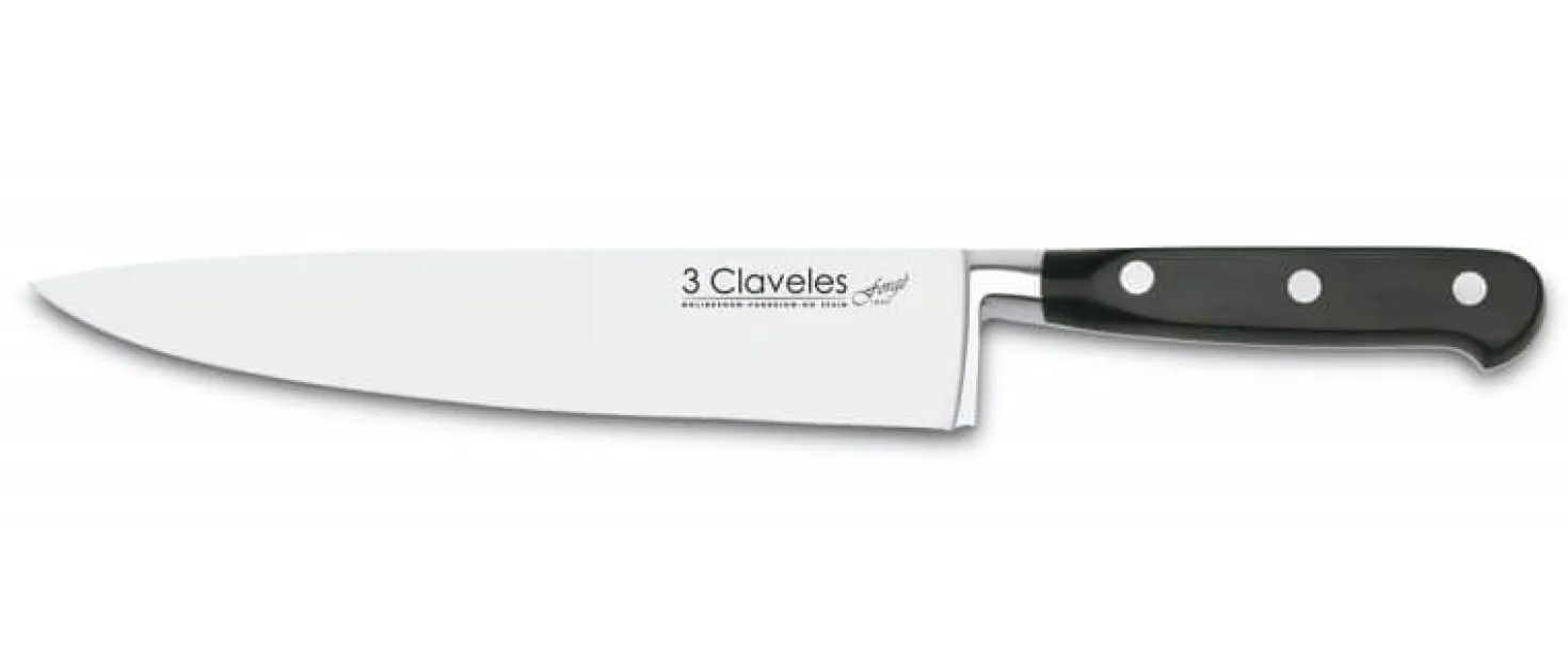 Couteau de chef 3 Claveles Forgé acier inox 20cm