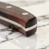 Couteau de chef 20cm Guillaume Leonard Cuistot en acier inoxydable et bois de santal rouge