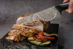 Couteau de chef 20cm Homey's by Schiffmacher manche en inox noir