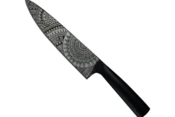 Couteau de chef 20cm Homey's by Schiffmacher manche en inox noir