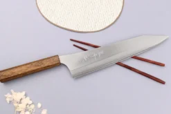 Couteau de chef 24cm japonais artisanal Yu Kurosaki Gekko San Maï