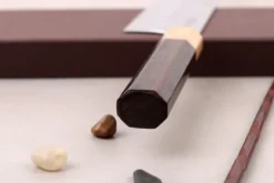 Couteau de chef 21cm japonais artisanal Yoshimi Kato SPG Strix V-Tsuchime