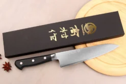 Couteau de chef 18cm japonais artisanal Takamura VG10 poli