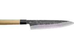 Couteau de chef 24cm japonais artisanal Sakai Kikumori Kikuzuki Kuro