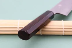Couteau de chef 21cm japonais artisanal Nakamura Kaishin Ginsan Damas