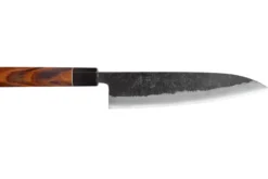 Couteau de chef 21cm japonais artisanal Yuzo Black Nashiji