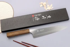 Couteau de chef 21cm japonais artisanal Yu Kurosaki Gekko San Maï