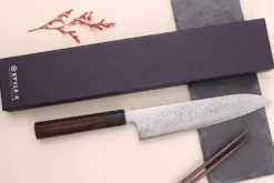 Couteau de chef 21cm japonais artisanal Makoto Kurosaki VG7 Damas