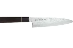 Couteau de chef 21cm japonais artisanal Sukenari ZDP-189 damas manche en ébène
