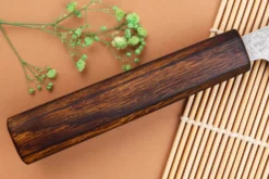 Couteau de chef 21cm japonais artisanal Yuzo Enju Damas 440C