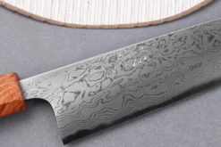 Couteau de chef 21cm japonais artisanal Toshihiro Wakui Aogami 2 damas laminé