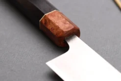 Couteau de chef 18cm japonais artisanal Toshihiro Wakui Aogami 2 damas laminé
