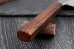 Couteau de chef 24cm japonais artisanal Hado Kirisame Shirogami