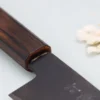 Couteau de chef 21cm japonais artisanal Nakamura Kaishin Ginsan Black Damas