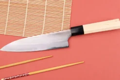Couteau de chef 18cm japonais artisanal Naoki Mazaki WS2 poli