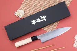 Couteau de chef 18cm japonais artisanal Naoki Mazaki WS2 poli