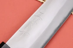 Couteau de chef 18cm japonais artisanal Naoki Mazaki WS2 poli