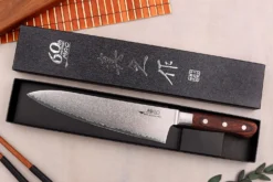 Couteau de chef 20cm japonais MAC Damas 45 couches 60th anniversary - Édition limitée