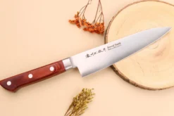 Couteau de chef 18cm japonais Satake Cutlery Brown Pakkawood