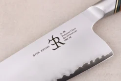 Couteau de chef 20,5cm Ryda Knives A-30 San Maï et manche en noyer