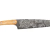 Couteau de chef Deejo Floréal 20cm manche en bois d'olivier