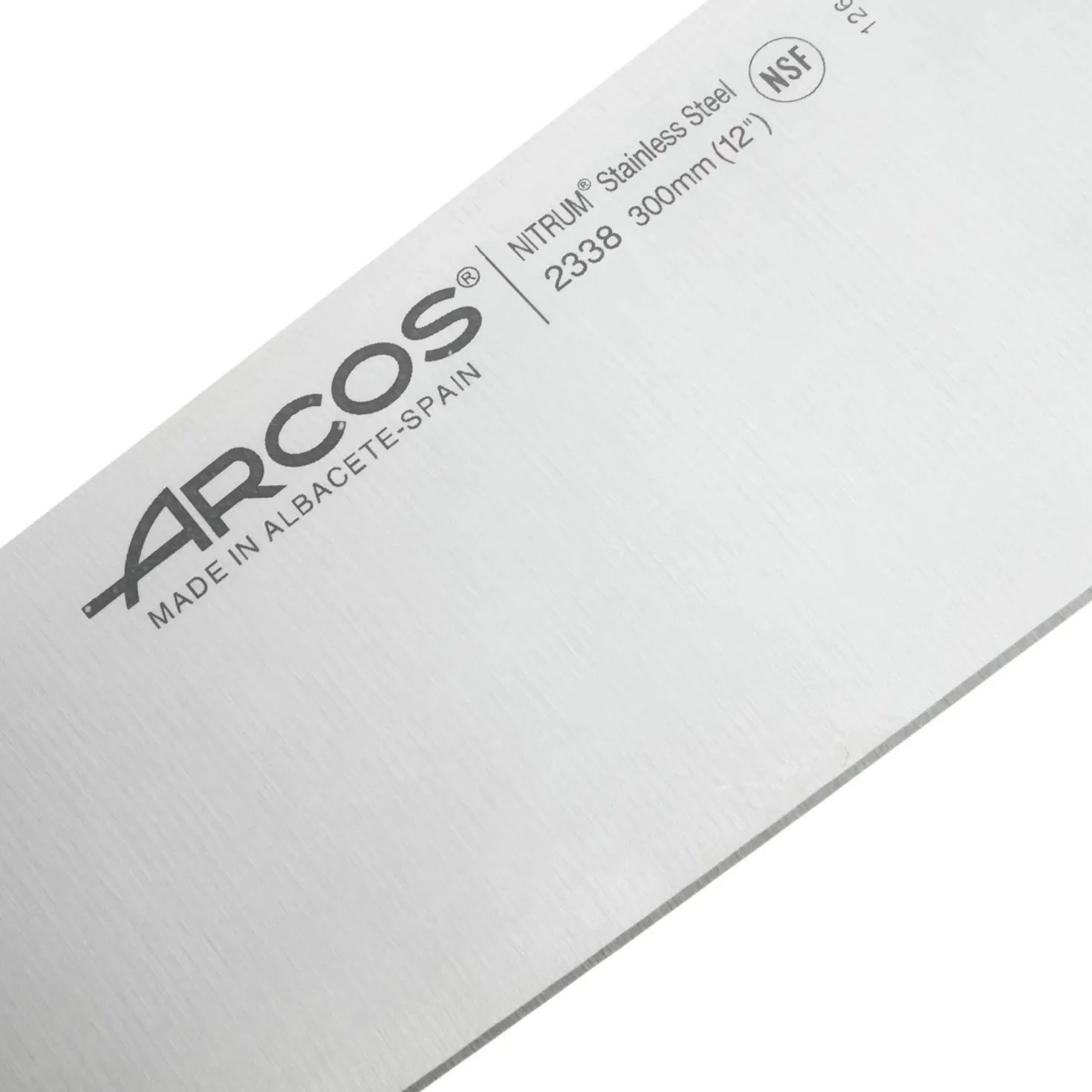 Couteau de chef forgé Riviera White Arcos lame 30cm acier NITRUM®
